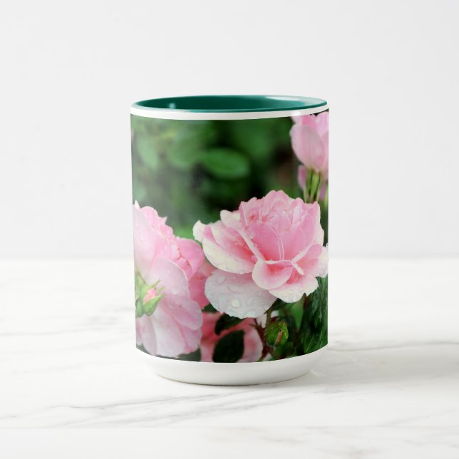 Pink Roses Custom Combo Mug (Center)