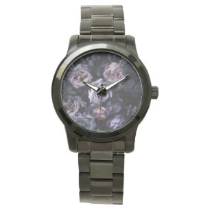 Pink Roses Dark & Moody Watch