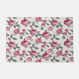 Pink Roses Doormat