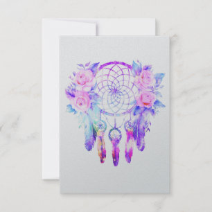 Pink Roses Dreamcatcher Floral Dreams Announcement