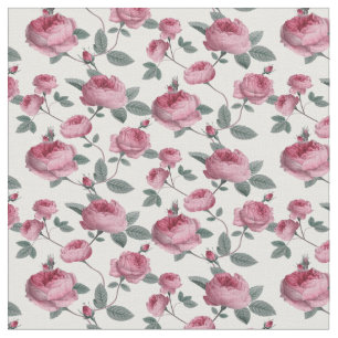 Pink Roses Fabric