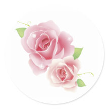 Pink Roses Fine Cute Girly Retro Floral