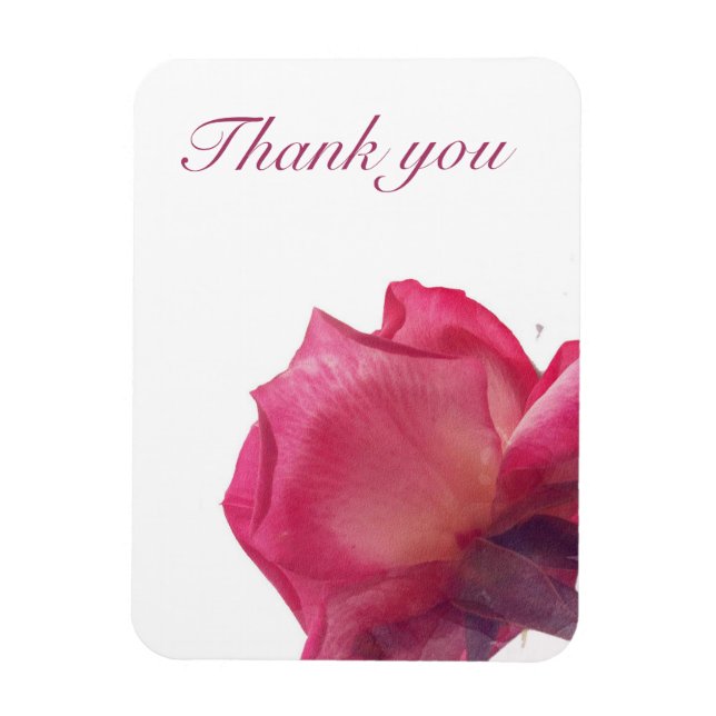 Pink Roses. floral Illustration. Magnet (Vertical)