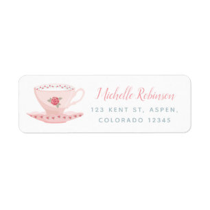 Pink Roses Floral Tea Party