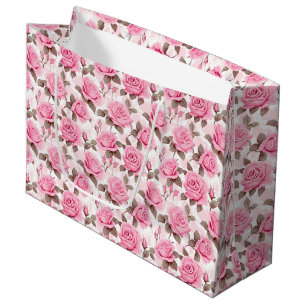 Pink Roses Gift Bag