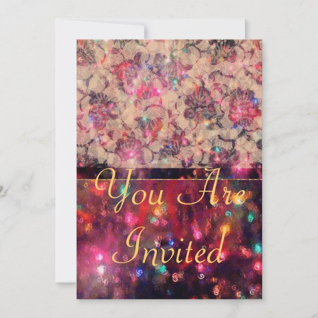 Pink Roses Invitation (Front)