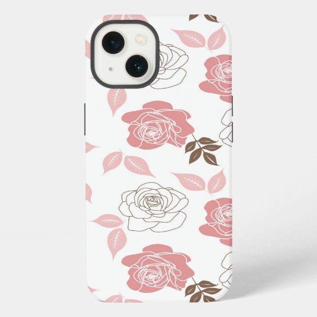 Pink Roses iPhone Case (Back)