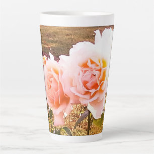 PINK ROSES LATTE MUG
