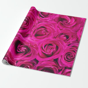 Pink Roses (Love and Romance) Wrapping Paper