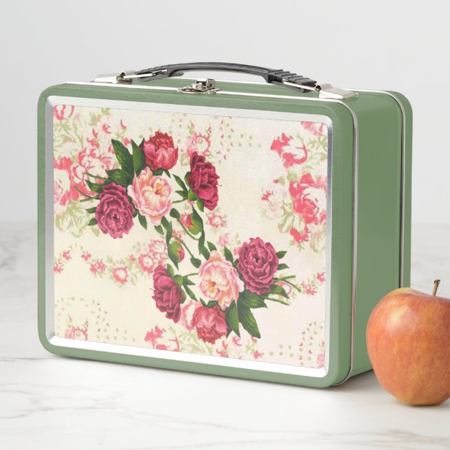 Pink Roses Lunch Box (In Situ)