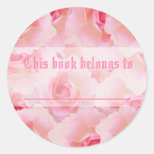Pink Roses Mother's Day Classic Round Sticker