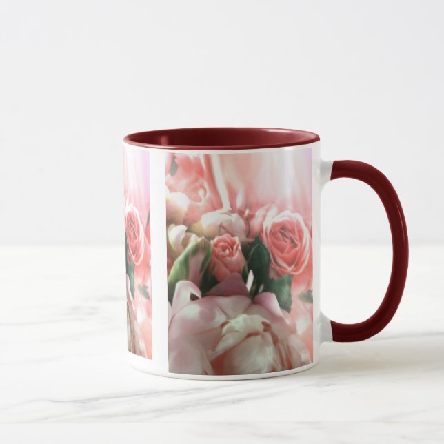 Pink Roses Mug (Right)