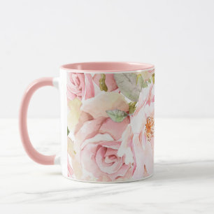 Pink Roses Mug