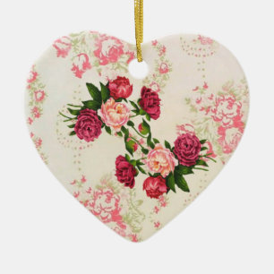 Pink Roses Ornament