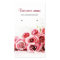 Pink Roses Painting Background Earring Cards