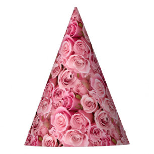 Pink Roses Party Hat
