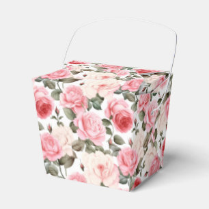 Pink Roses Party Treat Box