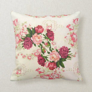 Pink Roses Pillow