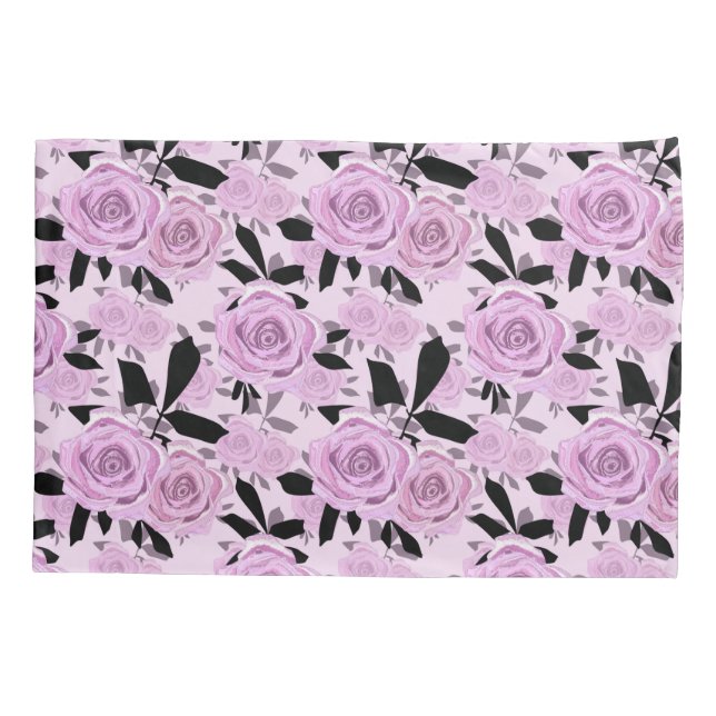  Pink roses  Pillowcase (Back)