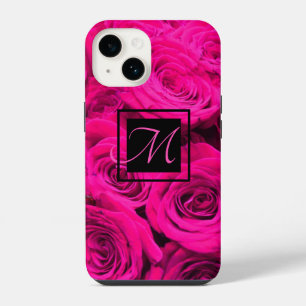 Pink Roses pink flowers pink floral iPhone 14 Case