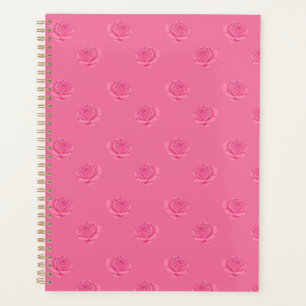 Pink roses planner
