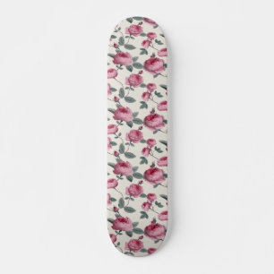 Pink Roses Skateboard