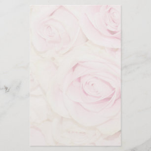 Pink Roses Stationery