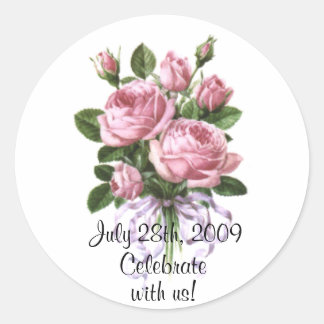 Pink Roses Sticker