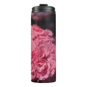 Pink Roses Thermal Tumbler