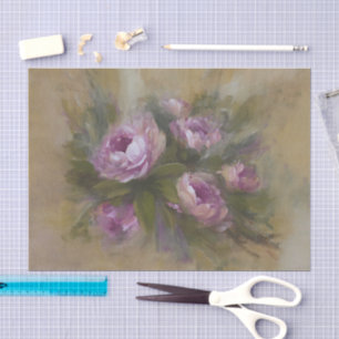 Pink Roses  Tissue Paper