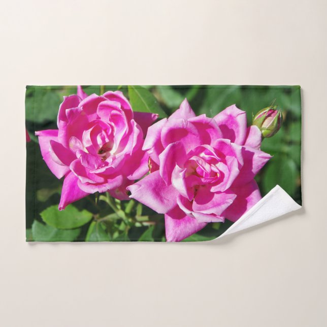 Pink Roses towel set (Hand Towel)