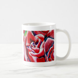 Pink Roses watercolor art painting Coffee Mug