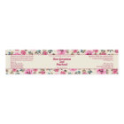 Pink Roses Waterproof Cosmetics Jar Label