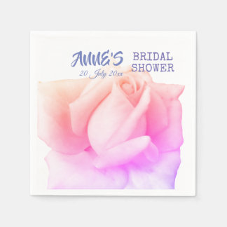 Pink Roses Wedding Napkin