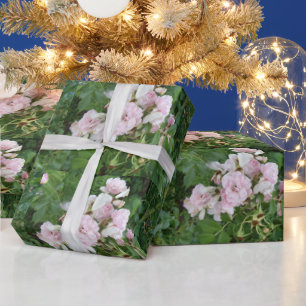 Pink Roses Wrapping Paper