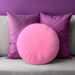 Pink Round Pillow<br><div class="desc">A monochromatic pattern in pink,  perfect for home decor from the Blooming Magnolia collection. Also suitable for your own decor ideas.</div>