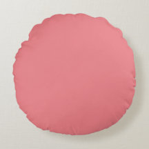 Pink Round Throw Pillow (16")