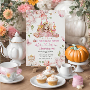 Pink Royal Castle Princess Birthday Invitation