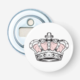 Pink Royal Crown Queen Aesthetic Girly Royal Bottle Opener