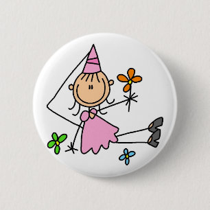 Pink Royal Princess Button