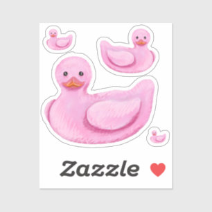 Pink Rubber Ducks