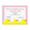 Pink Rubber Ducky Shower Invitation