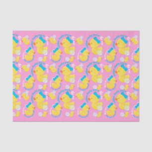 Pink Rubber Ducky You're the One Party Tissue Paper