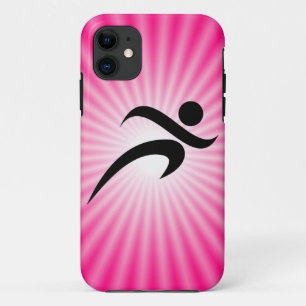 Pink Running iPhone 11 Case