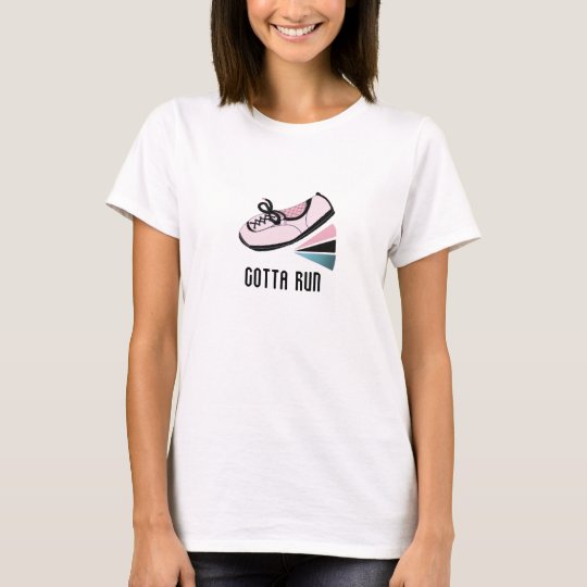 Pink Running Shoe - Gotta Run T-Shirt