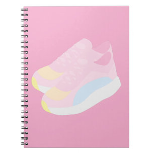 Pink Running Shoes Notebook
