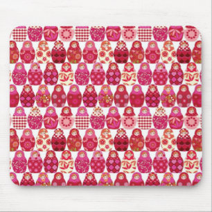 pink Russian headstock Mouse Mat