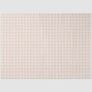 Pink Rustic Gingham Spring Farmhouse Tissue Paper