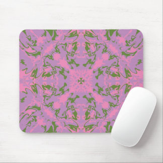 Pink Sage Abstract Mouse Pad