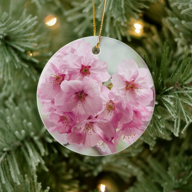 Pink Sakura Blossoms Soft Spring Ceramic Tree Decoration (Tree)